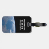 Étiquette À Bagage Maroc Et Espagne. (Dos horizontal)