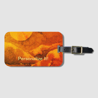 Étiquette À Bagage Marque bagage paysagère rurale