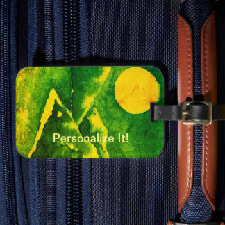 Étiquette À Bagage Marque bagage paysagère rurale