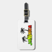 Étiquette À Bagage Marque bagage pour les cocotiers jamaïcains (Devant Vertical)