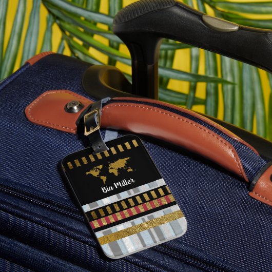 Étiquette À Bagage Marque de bagage cool pour elle (Insitu Rectoal 1)