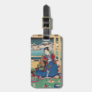 Étiquette À Bagage Marque de bagage personnalisée d'art japonais