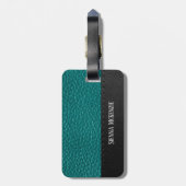 Étiquette À Bagage Marque de bagages de bureau en cuir (Dos Vertical)