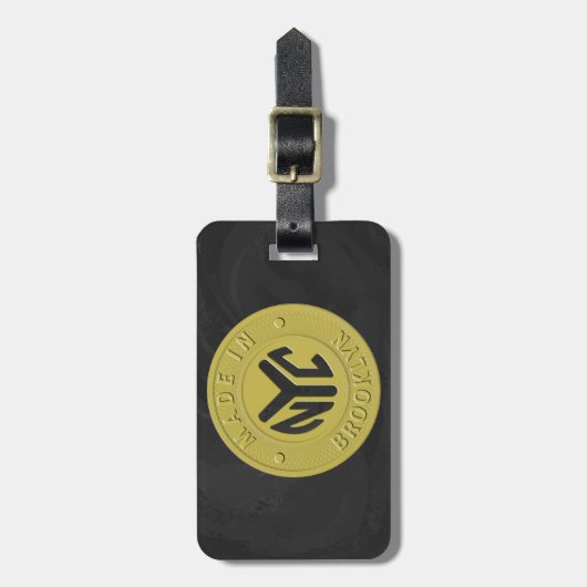 Étiquette À Bagage Marque de souterrain de Brooklyn (Devant Vertical)