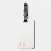 Étiquette À Bagage Marque pour fille de mode (Dos Vertical)