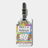 Étiquette À Bagage Marque Sierra Creative Retreat Luggage ou Journal (Devant Vertical)