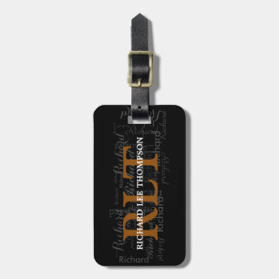Étiquette À Bagage marquez votre sac / monogramme personnalisé