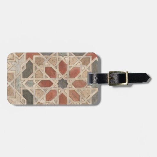 Étiquette À Bagage Marrakech Design II (Devant horizontal)
