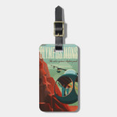 Étiquette À Bagage Mars Olympus Mons Système solaire Volcano le plus  (Devant Vertical)