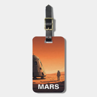 Étiquette À Bagage Mars Travel