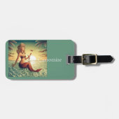 Étiquette À Bagage Martini Classy Mermaid Thunder_Cove (Devant horizontal)
