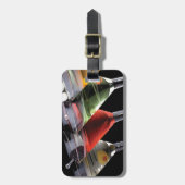 Étiquette À Bagage Martini de fantaisie (Devant Vertical)