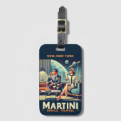 Étiquette À Bagage Martini Space Travel Affiches New York (Devant Vertical)