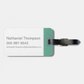 Étiquette À Bagage MARVIN - Graphique de l'humeur actuelle MARTIAN™ (Dos horizontal)