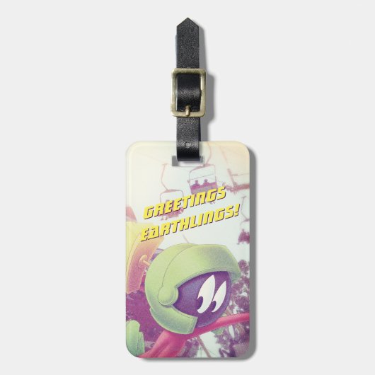 Étiquette À Bagage MARVIN LE MARTIAN™ En Vacances (Devant Vertical)