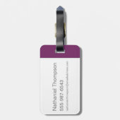 Étiquette À Bagage MARVIN LE MARTIAN™ En Vacances (Dos Vertical)