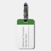 Étiquette À Bagage MARVIN L'Identité MARTIAN™ (Dos Vertical)