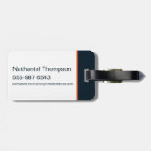 Étiquette À Bagage MARVIN THE MARTIAN™ Armes de destruction massive (Dos horizontal)