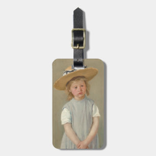Étiquette À Bagage Mary Cassatt - Enfant en paille Casquette