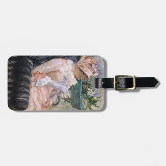 Étiquette À Bagage Mary Cassatt - La Coupe du Thé (Devant horizontal)