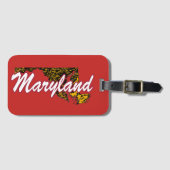 Étiquette À Bagage Maryland (Devant Horizontal)