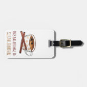 Étiquette À Bagage Masala Spiced Chai Tea Tea Teacup Cuisine indienne (Devant horizontal)