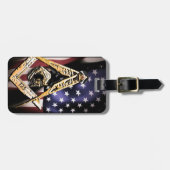 Étiquette À Bagage Masonic Minds (Yellowish) États-Unis (Devant horizontal)