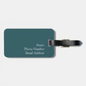 Étiquette À Bagage Masque vénitien (Dos horizontal)