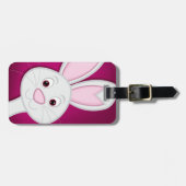 Étiquette À Bagage Masquer le lapin de Pâques (Devant horizontal)