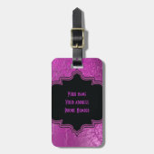 Étiquette À Bagage Masquerade quinceañera quinzième anniversaire viol (Devant Vertical)