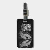 Étiquette À Bagage Massage Thérapie Guérison Mains Énergie Spa Bien-ê (Devant Vertical)