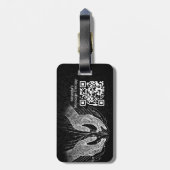 Étiquette À Bagage Massage Thérapie Guérison Mains Énergie Spa Bien-ê (Dos Vertical)