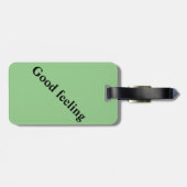 Étiquette À Bagage Mastiff Bonne sensation (Dos horizontal)