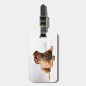 Étiquette À Bagage Mastiff personnalisé / Photo chien (Devant Vertical)