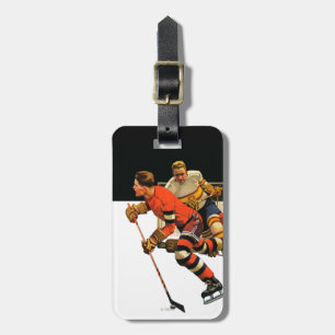 Étiquette À Bagage Match de hockey sur glace