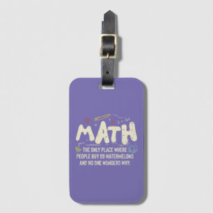 Étiquette À Bagage Mathématiques Mathématiques Mathématiques Math Ens