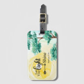 Étiquette À Bagage Matthieu 5:16 Que votre lumière brille Bible Chris (Devant Vertical)