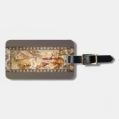 Étiquette À Bagage Maude Adams d'Alphonse Mucha comme Jeanne d'Arc (Devant horizontal)