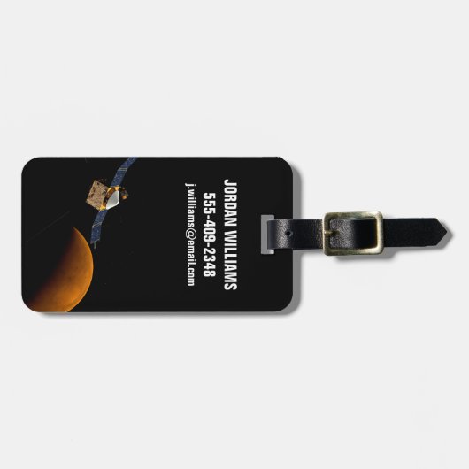 Étiquette À Bagage Maven Spacecraft. (Devant horizontal)