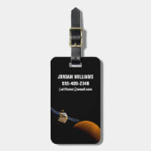 Étiquette À Bagage Maven Spacecraft. (Devant Vertical)