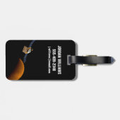 Étiquette À Bagage Maven Spacecraft. (Dos horizontal)