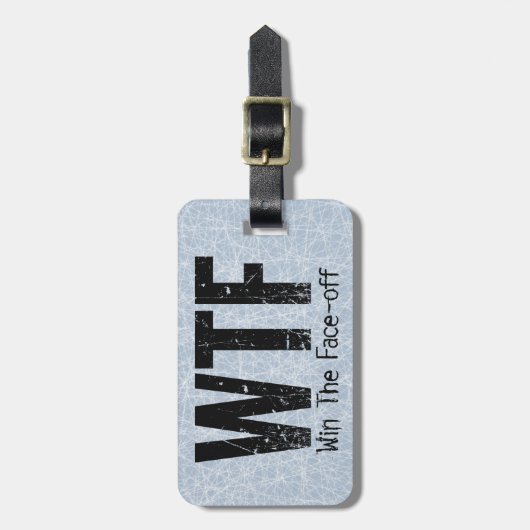 Étiquette À Bagage MDR : Gagner la mise au jeu (Hockey) (Devant Vertical)