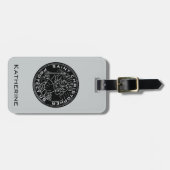 Étiquette À Bagage Médaille de Christopher de saint (Devant horizontal)