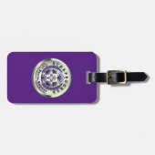 Étiquette À Bagage Médaillon d'argent du scrapbooker ’Couper la répét (Devant horizontal)