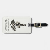 Étiquette À Bagage Méditation de l'instructeur de Yoga Pose Pose Brus (Devant horizontal)