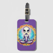 Étiquette À Bagage Méditation galactique (Devant Vertical)