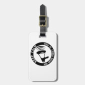 Étiquette À Bagage Mégaphone : Restez Calme Et N'Oubliez Jamais (Devant Vertical)