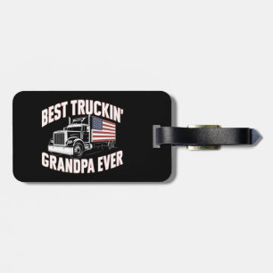 Étiquette À Bagage Meilleur Grand-Père Du Truckin