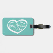 Étiquette À Bagage Meilleur Nonna (Dos horizontal)