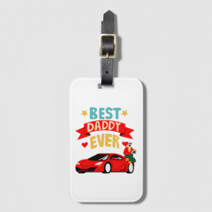 Étiquette À Bagage Meilleur Papa de tous les temps